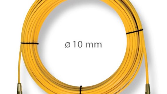 sonda pilota passacavo Acciaio piatto rivestito in PP 10mm 40 metri