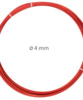 0419.25 sonda passacavo in Acciaio piatto rivestito in PP 4mm 25 metri