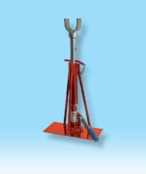 Cavalletto idraulico a treppiede alza bobine con pompa a mano MADE IN ITALY