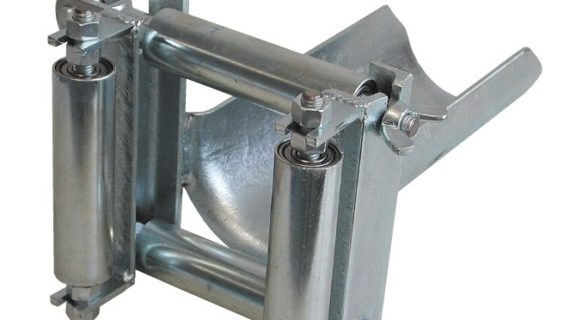 Dispositivo guida cavo a cornice con 4 rulli di scorrimento. Diametro 89-99 mm - art. RG20