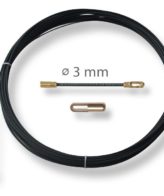 Sonda passacavo in fibra di vetro rivestita in PP con accessori intercambiabili M5 Ø 3mm 10 metri