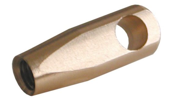 Puntale con asola per sonde in acciaio 10 mm