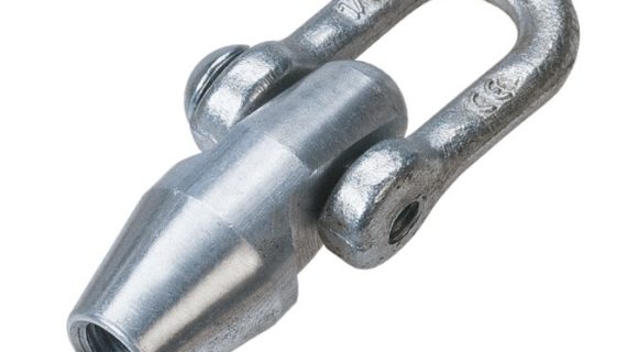 Puntale con grillo d'aggancio per sonde in fibra di vetro diametro 9 e 11 mm