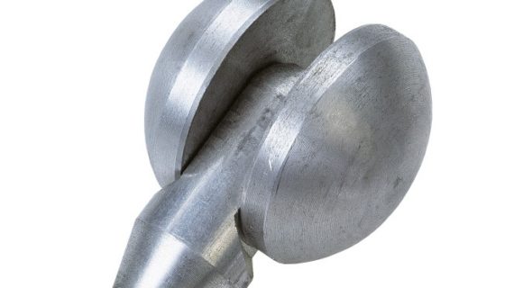 Puntale con ruota di scorrimento per sonde in fibra di vetro 9 e 11 mm