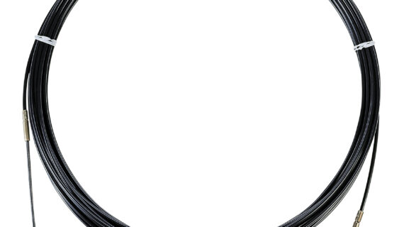500Y.10 sonda passacavo 4 mm 10 metri in nylon nero