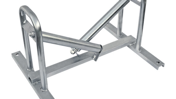 Rulliera guida cavo a cavalletto, in acciaio zincato RG109